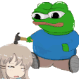 Pepe The Frog Anime Sticker - Pepe The Frog Pepe Anime Stickers