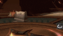 a close up of a roulette wheel in a video game .