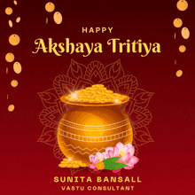 Akshaya Tritya Sunita Bansall Vastu Consultant GIF - Akshaya Tritya Sunita Bansall Vastu Consultant GIFs
