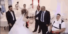 bride groom marriage wedding engagement weird dance