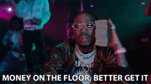 Money On The Floor Better Get It GIF - Money On The Floor Better Get It Stacks GIFs