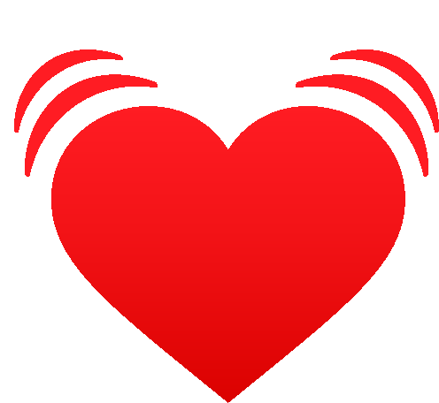Beating Heart Symbols Sticker - Beating Heart Symbols Joypixels Stickers