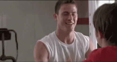 channing tatum shirtless shes the man
