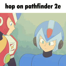 Hop On Pathfinder Pathfinder2e GIF - Hop On Pathfinder Pathfinder2e Mega Man GIFs