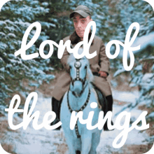 chalky owen peerd lord og the rings horse back riding