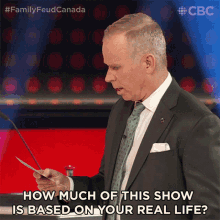 How Much Of This Show Is Based On Your Real Life Gerry Dee GIF - How Much Of This Show Is Based On Your Real Life Gerry Dee Family Feud Canada GIFs