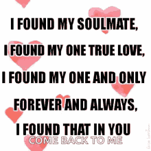 true love soulmate you i found my one and only