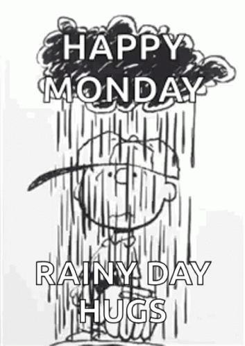 Charlie Brown Peanuts Rain Baseball Storm | GIF | PrimoGIF