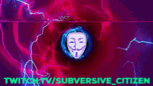 Subversive Citizen Mask GIF - Subversive Citizen Mask Thunder GIFs