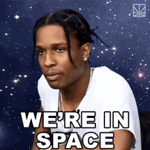 Were In Space Serious Face GIF