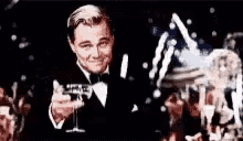 Sup Leonardo Di Caprio GIF - Sup Leonardo Di Caprio Cheers GIFs