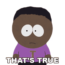 thats true tolkien black south park thats right correct