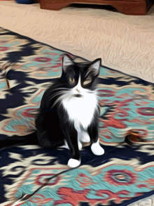 Tuxedo Cat GIF - Tuxedo Cat Yawn GIFs
