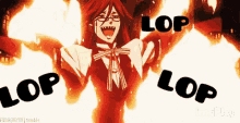 Lop Anime GIF - Lop Anime Fire GIFs
