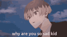 Why Are You So Sad Kid Dream Mask GIF - Why Are You So Sad Kid Dream Mask Dream GIFs