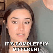 Its Completely Different Ashleigh Ruggles Stanley GIF - Its Completely Different Ashleigh Ruggles Stanley The Law Says What GIFs