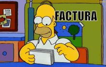 Cuando Llegan Las Facturas A Fin De Mes GIF - Homero Simpson Homer Simpson Facturas GIFs
