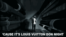 Cause Its Louis Vuitton Don Night Kanye West GIF - Cause Its Louis Vuitton Don Night Kanye West Stronger GIFs