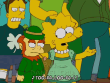 Lisa Simpson Singing GIF - Lisa Simpson Singing Irish Songs GIFs