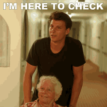 Im Here To Check In My Grandma Ryan Goulding GIF - Im Here To Check In My Grandma Ryan Goulding Good Days Song GIFs