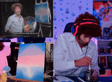 bob ross says that painting is really the most fun part of his job
