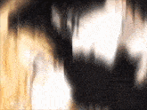 a blurred image of a person 's face with a white background