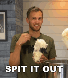 Spit It Out Nate GIF - Spit It Out Nate The King Of Random GIFs