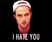 I Hate You Robert Pattinson GIF - I Hate You Robert Pattinson Hate GIFs