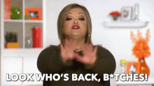 Christy Artran Look Whos Back Bitches GIF - Christy Artran Look Whos Back Bitches Little Women GIFs