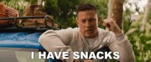 i have snacks alan channing tatum the lost city i brought snacks
