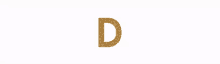 donatella animated text gold spellthe word word