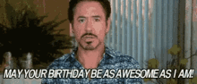 Robert Downey Jr Birthday GIF - Robert Downey Jr Birthday GIFs