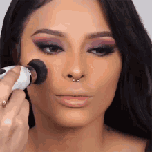Applying Blush On Makeup GIF - Applying Blush On Makeup Getting Ready GIFs