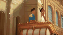 The Princess And The Frog Bouqet Toss GIF - The Princess And The Frog Bouqet Toss Tiana GIFs