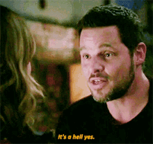 greys anatomy alex karev its a hell yes hell yeah yes