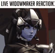 Widowmaker Live Reaction GIF - Widowmaker Live Reaction Overwatch GIFs