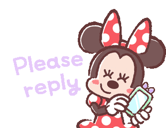 Mim Esqueceram De Minnie Mouse Sticker - Mim Esqueceram De Minnie Mouse Please Reply Stickers