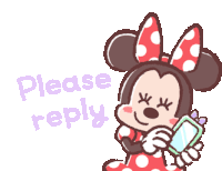 Mim Esqueceram De Minnie Mouse Sticker - Mim Esqueceram De Minnie Mouse Please Reply Stickers