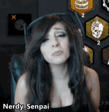 Nerdy Senpai Pout GIF - Nerdy Senpai Pout Twitch GIFs