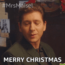 Merry Christmas Joel Maisel GIF - Merry Christmas Joel Maisel Michael Zegen GIFs