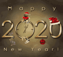 Happ New Year 2020 GIF - Happ New Year 2020 New Year GIFs