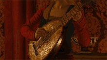Playing Lute Priscilla GIF - Playing Lute Priscilla The Witcher GIFs