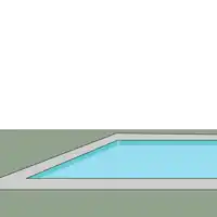 a cartoon of a penguin jumping into a pool