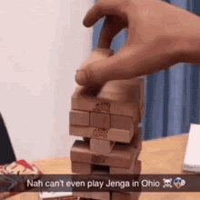 Cant Even Play GIF - Cant Even Play Jenga GIFs