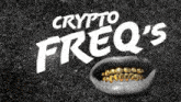 a poster for crypto freq 's shows a mouth with gold grills on it