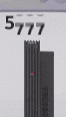 a computer generated image of a building with a blue sky behind it .