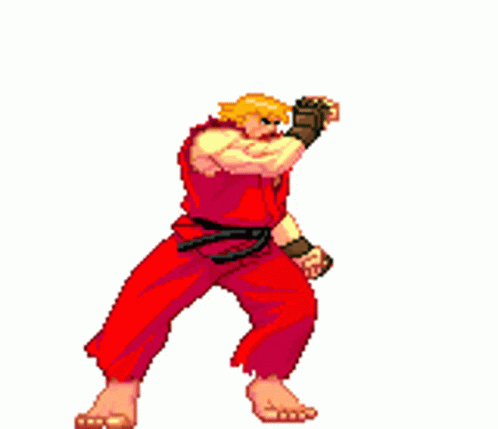 Ken Street Fighter Sticker - Ken Street Fighter Flying Kick - Découvrir ...
