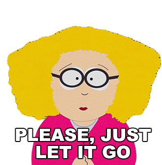 Please Just Let It Go Principal Victoria Sticker - Please Just Let It Go Principal Victoria South Park Stickers