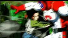 nbmz android17 android18 fighting battle