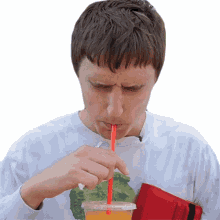 sip danny mullen drinking juice tasting thirsty